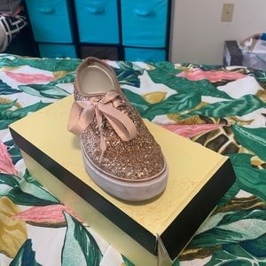 Rose gold shoes